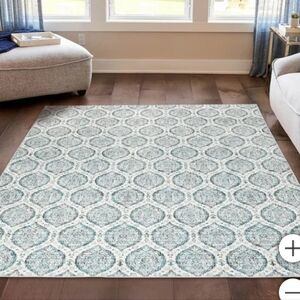 Wyatt & Ash Washable Indoor Area Rug, ALISHA 5'3” x 7'5”, New